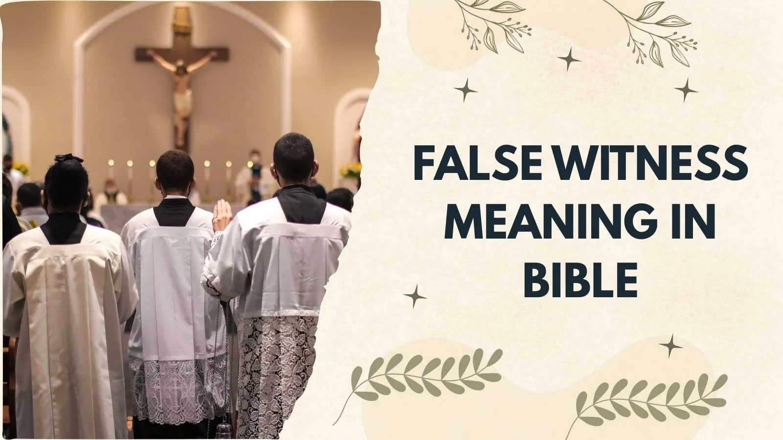 False Witness Meaning in Bible