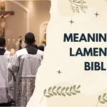 Meaning of Lament in Bible