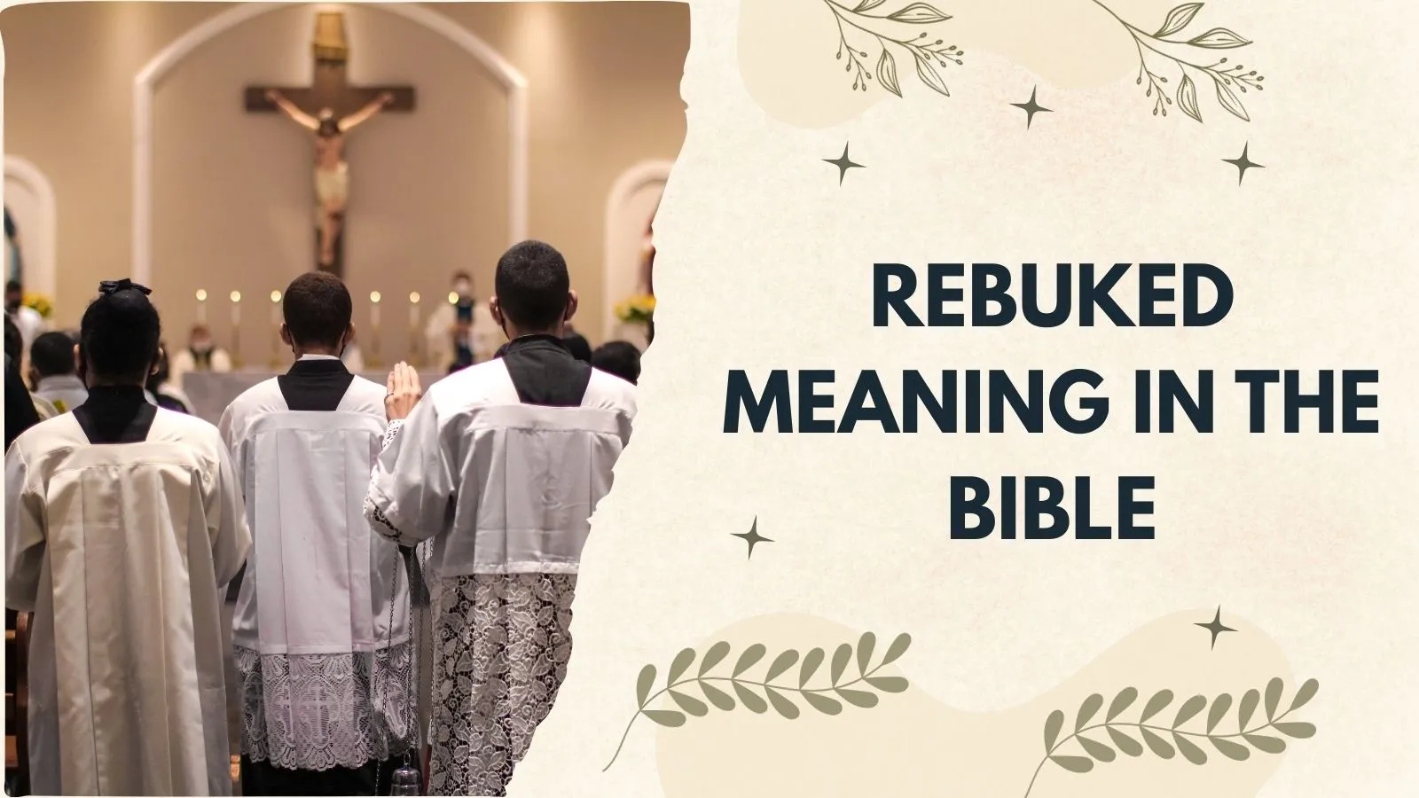 Rebuked Meaning in the Bible
