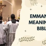 Emmanuel Meaning in Bible