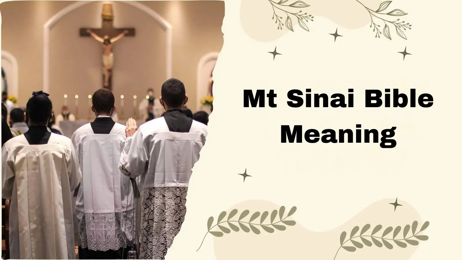 Mt Sinai Bible Meaning